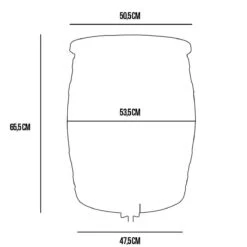 Regentonset Roto 120 Liter + Voet -Tuinverzorgings Winkel 1200x1200 2078