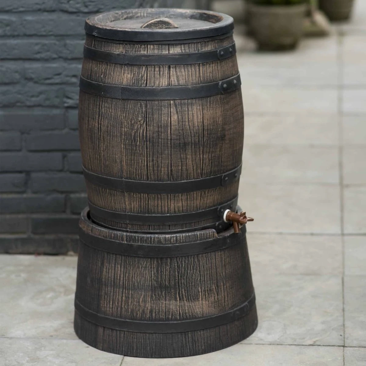 Nature - Regenton - Whiskyvat - 50L - H49,5 x Ø38cm Nature - Regenton - Whiskyvat - 50L - H49,5 X Ø38cm -Tuinverzorgings Winkel 1200x1200 2122