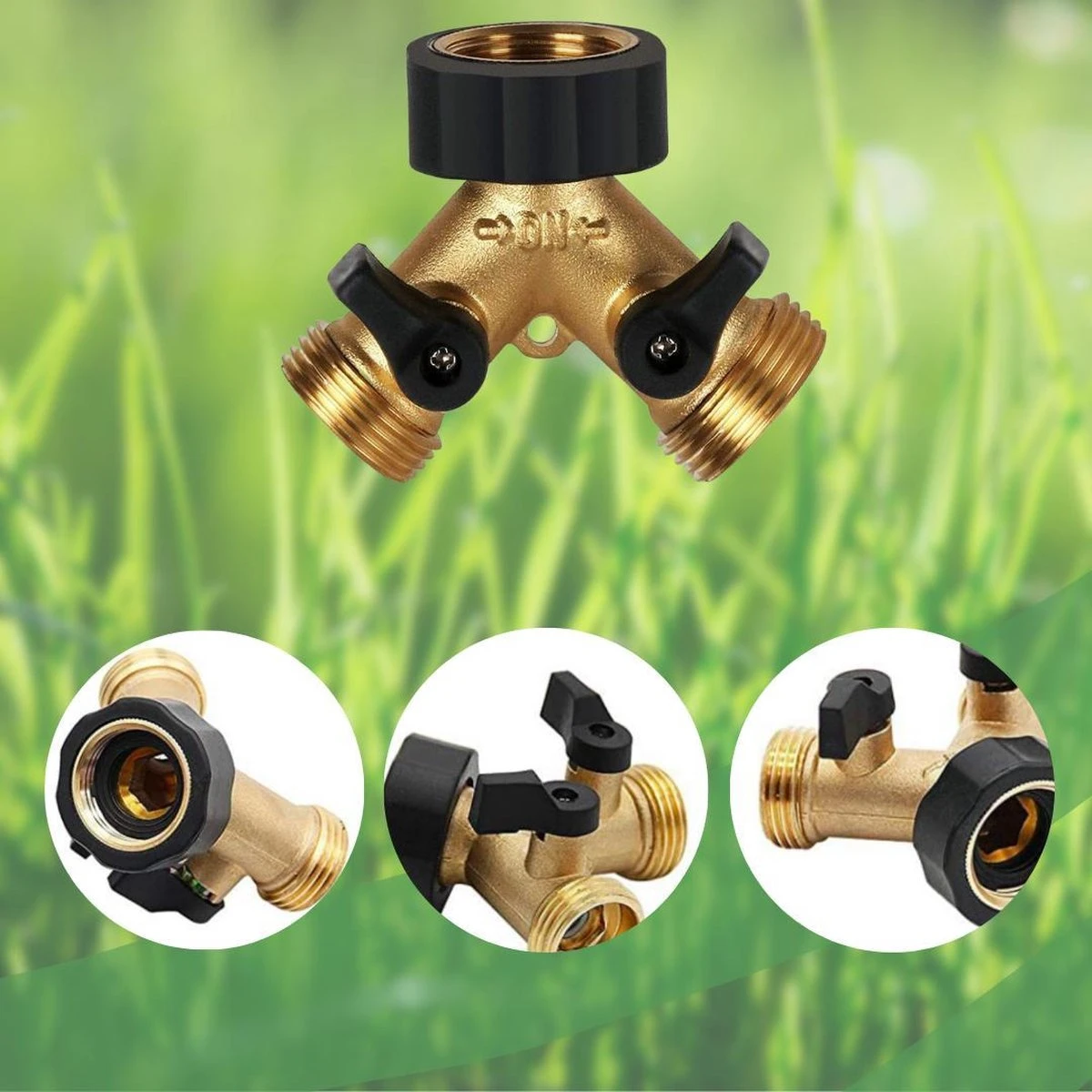 Y Stuk kraan - Kraan Splitter - Waterverdeler - Buitenkraan - Waterverdeler 2 weg – Messing - Afzonderlijk af te sluiten Y Stuk Kraan - Kraan Splitter - Waterverdeler - Buitenkraan - Waterverdeler 2 Weg – Messing - Afzonderlijk Af Te Sluiten -Tuinverzorgings Winkel 1200x1200 2165