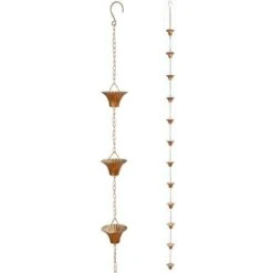 Esschert Design Regenketting 254 Cm Staal Koper -Tuinverzorgings Winkel 1200x1200 2168