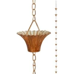 Esschert Design Regenketting 254 Cm Staal Koper -Tuinverzorgings Winkel 1200x1200 2169