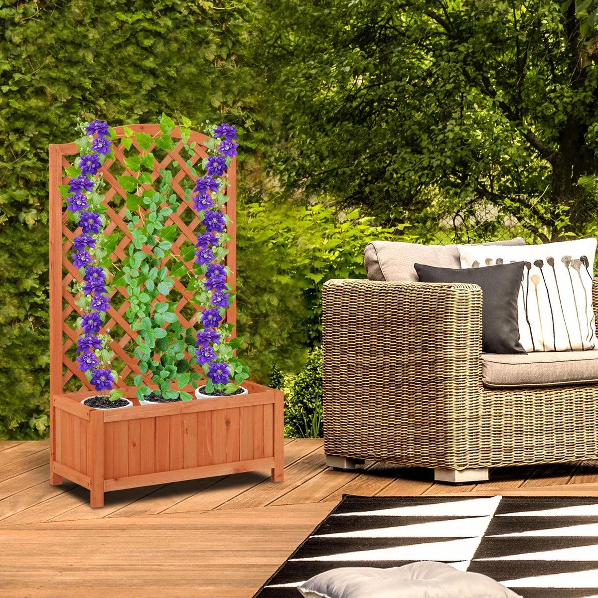 Relaxdays plantenbak met klimrek - bloembak trellis - rankhulp hout - voor klimplanten Relaxdays Plantenbak Met Klimrek - Bloembak Trellis - Rankhulp Hout - Voor Klimplanten -Tuinverzorgings Winkel 1200x1200 2293