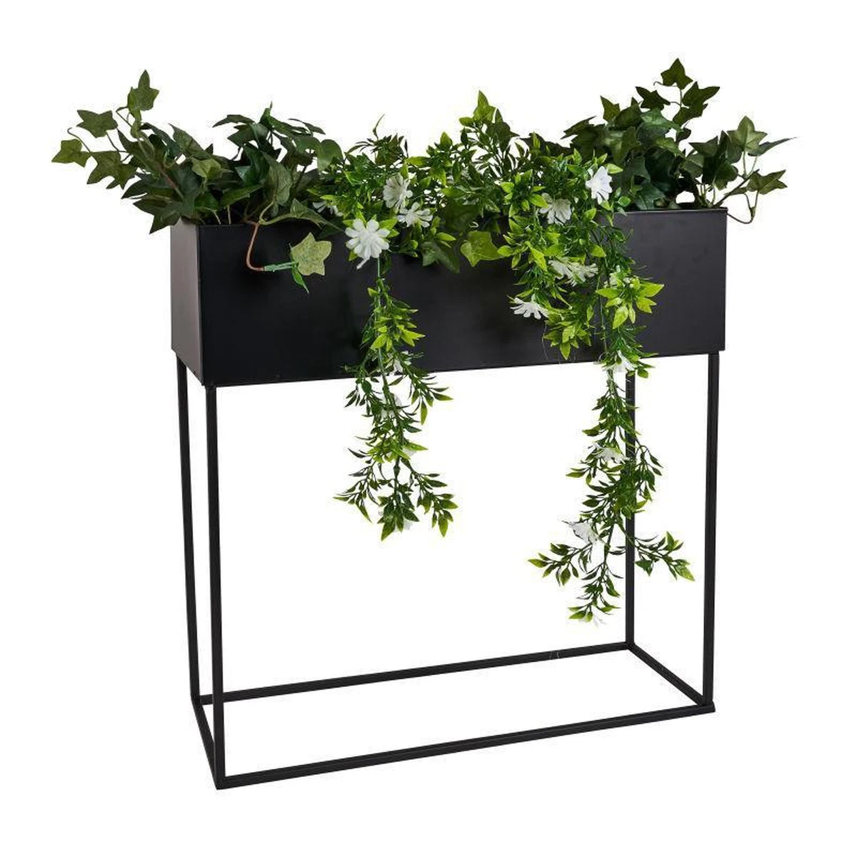 Atmosphera staande plantenbak Metaal Zwart 2-delig Atmosphera Staande Plantenbak Metaal Zwart 2-delig -Tuinverzorgings Winkel 1200x1200 2308