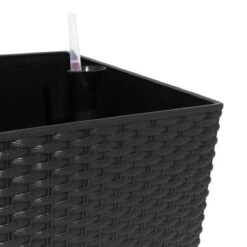 Prosperplast Kunststof Rato Plantenbak Op Poten Met Irrigatiesysteem Antraciet 80 X 33 X 62 Cm - 72 Liter - Balkonbakken/bloembakken -Tuinverzorgings Winkel 1200x1200 2309