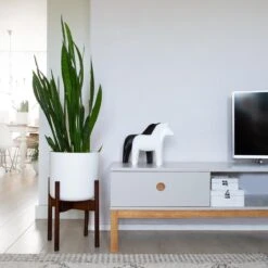 LifeGoods Planten Standaard - Uitschuifbare Bloempothouder - 20 Tot 30 Cm - Donker Bamboe -Tuinverzorgings Winkel 1200x1200 2317