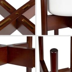 LifeGoods Planten Standaard - Uitschuifbare Bloempothouder - 20 Tot 30 Cm - Donker Bamboe -Tuinverzorgings Winkel 1200x1200 2319