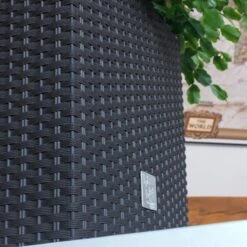 Prosperplast Kunststof Rato Rotan Bloempot/plantenpot Met Binnenpot Antraciet 40 Cm - Bloempotten Voor Binnen En Buiten -Tuinverzorgings Winkel 1200x1200 2331