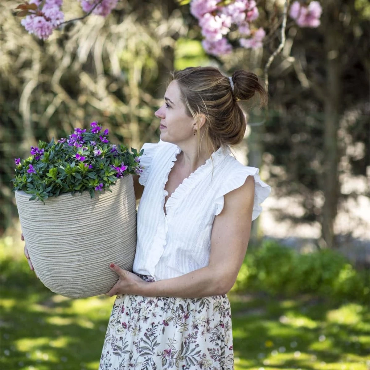 Capi Europe - Bloempot bol Waste Rib NL - 35x34 - Terrazzo Beige - Voor binnen en buiten - KTBR932 Capi Europe - Bloempot Bol Waste Rib NL - 35x34 - Terrazzo Beige - Voor Binnen En Buiten - KTBR932 -Tuinverzorgings Winkel 1200x1200 2370