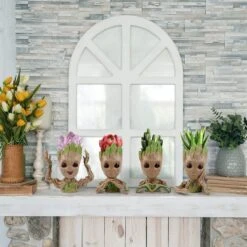 Gift Land® 4 Pack Treeman Baby Groot Bloempot Verjaardagscadeau Voor Haar Hem (Planten Niet Inbegrepen) -Tuinverzorgings Winkel 1200x1200 2371