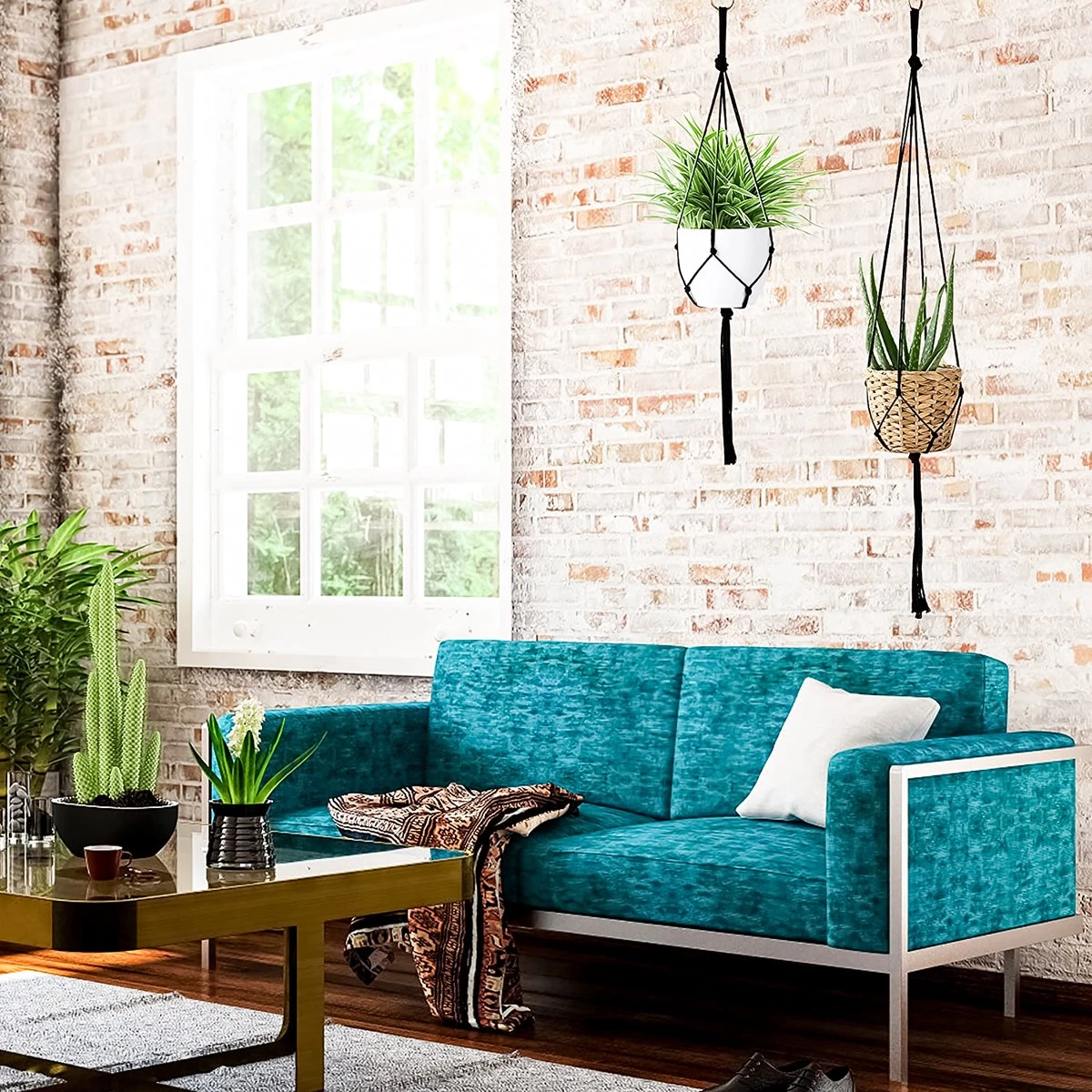 9 Stuks Zwart Macrame Plantenhangers - Boho Handgeweven Katoen Hangpot voor Binnen/Buiten - Hangende Bloempot met Kralen - Macramé Touw/Koord Hangplant Houder - Bohemian Wandhanger Decoratie - Plant Hanger - Verticale Tuin Bloempothouder Planthanger 9 Stuks Zwart Macrame Plantenhangers - Boho Handgeweven Katoen Hangpot Voor Binnen/Buiten - Hangende Bloempot Met Kralen - Macramé Touw/Koord Hangplant Houder - Bohemian Wandhanger Decoratie - Plant Hanger - Verticale Tuin Bloempothouder Planthanger -Tuinverzorgings Winkel 1200x1200 2408