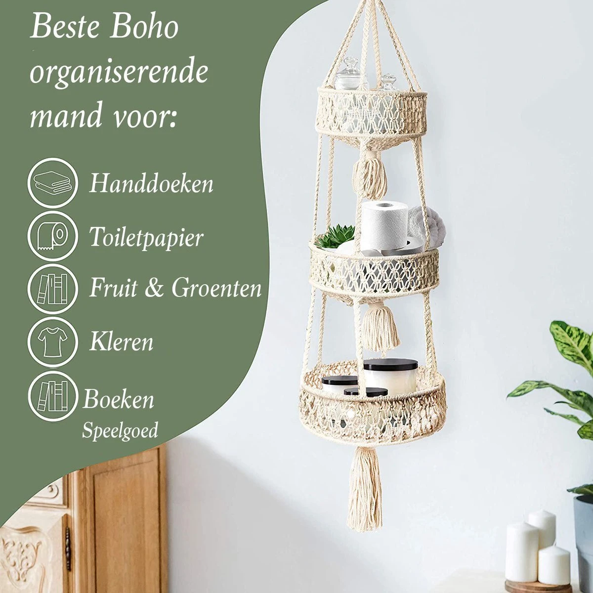 Macramé 3-Laags Hangende Fruitmand - Bohemian Mand Plantenhanger - Handgemaakt Katoen Touw Fruitschaal Hangmand - Boho Ophangbaar Etagere - Decoratieve Fruit Schaal/Basket - Opbergmand organizer - Keuken/Balkon Decoratie - Hangpot voor Binnen/Buiten Macramé 3-Laags Hangende Fruitmand - Bohemian Mand Plantenhanger - Handgemaakt Katoen Touw Fruitschaal Hangmand - Boho Ophangbaar Etagere - Decoratieve Fruit Schaal/Basket - Opbergmand Organizer - Keuken/Balkon Decoratie - Hangpot Voor Binnen/Buiten -Tuinverzorgings Winkel 1200x1200 2414