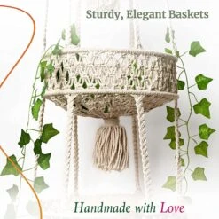 Macramé 3-Laags Hangende Fruitmand - Bohemian Mand Plantenhanger - Handgemaakt Katoen Touw Fruitschaal Hangmand - Boho Ophangbaar Etagere - Decoratieve Fruit Schaal/Basket - Opbergmand Organizer - Keuken/Balkon Decoratie - Hangpot Voor Binnen/Buiten 6 Macramé 3-Laags Hangende Fruitmand - Bohemian Mand Plantenhanger - Handgemaakt Katoen Touw Fruitschaal Hangmand - Boho Ophangbaar Etagere - Decoratieve Fruit Schaal/Basket - Opbergmand Organizer - Keuken/Balkon Decoratie - Hangpot Voor Binnen/Buiten -Tuinverzorgings Winkel 1200x1200 2416