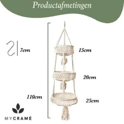 Macramé 3-Laags Hangende Fruitmand - Bohemian Mand Plantenhanger - Handgemaakt Katoen Touw Fruitschaal Hangmand - Boho Ophangbaar Etagere - Decoratieve Fruit Schaal/Basket - Opbergmand Organizer - Keuken/Balkon Decoratie - Hangpot Voor Binnen/Buiten 8 Macramé 3-Laags Hangende Fruitmand - Bohemian Mand Plantenhanger - Handgemaakt Katoen Touw Fruitschaal Hangmand - Boho Ophangbaar Etagere - Decoratieve Fruit Schaal/Basket - Opbergmand Organizer - Keuken/Balkon Decoratie - Hangpot Voor Binnen/Buiten -Tuinverzorgings Winkel 1200x1200 2418