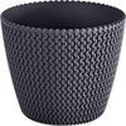 Prosperplast 1x Kunststof Splofy Bloempotten 30 Cm Antraciet - Bloempotten/plantenpotten Voor Binnen En Buiten -Tuinverzorgings Winkel 1200x1200 2444