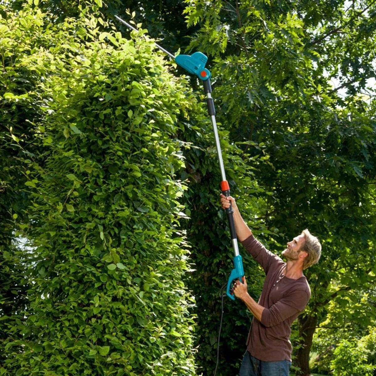 GARDENA - Telescopische THS 500/48 - Heggenschaar (gemotoriseerd) - 48 cm Meslengte - 25 mm Tandmes opening GARDENA - Telescopische THS 500/48 - Heggenschaar (gemotoriseerd) - 48 Cm Meslengte - 25 Mm Tandmes Opening -Tuinverzorgings Winkel 1200x1200 291