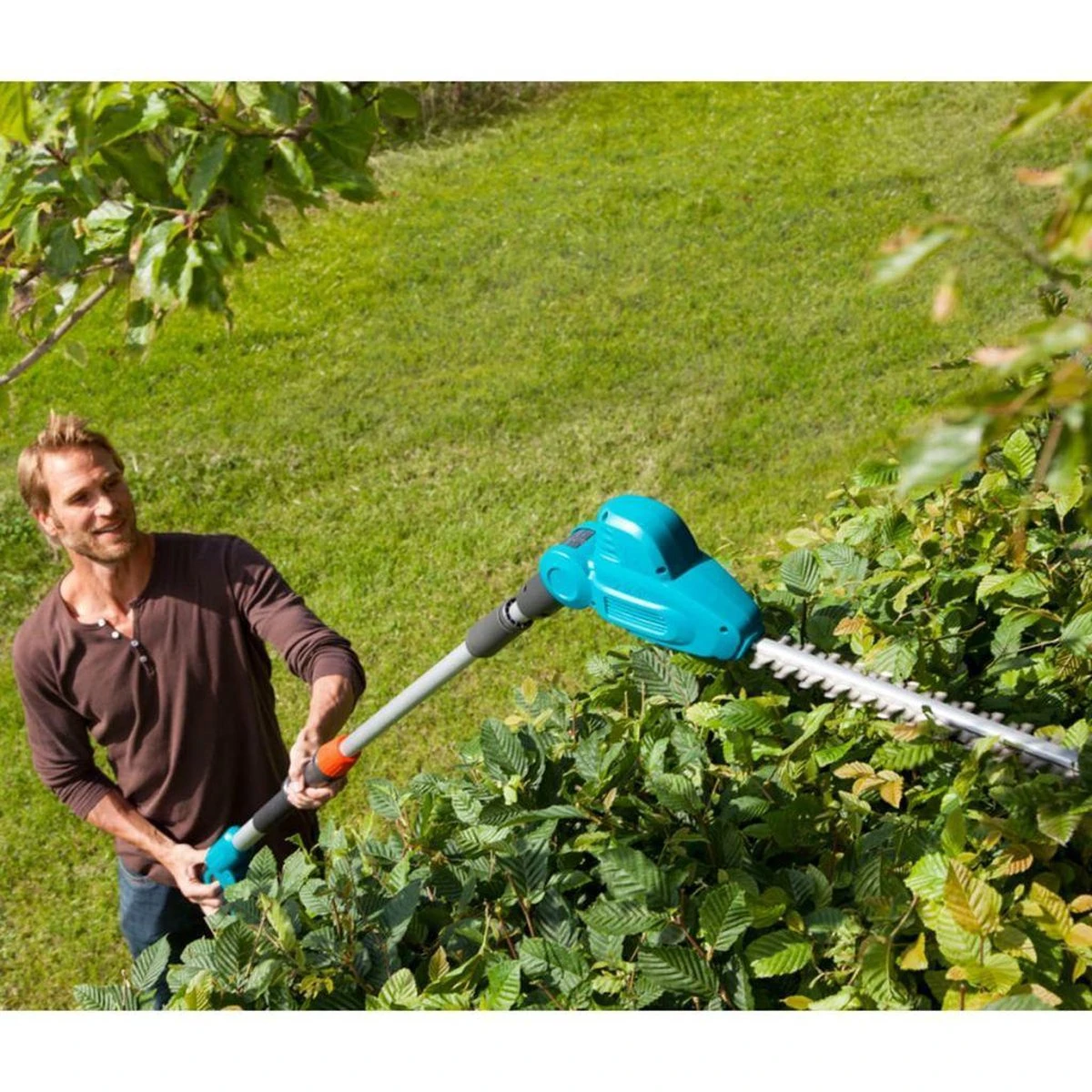 GARDENA - Telescopische THS 500/48 - Heggenschaar (gemotoriseerd) - 48 cm Meslengte - 25 mm Tandmes opening GARDENA - Telescopische THS 500/48 - Heggenschaar (gemotoriseerd) - 48 Cm Meslengte - 25 Mm Tandmes Opening -Tuinverzorgings Winkel 1200x1200 292