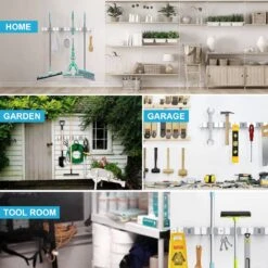 BOTC Bezemhouder - 5 Houders 6 Haken Bezem Ophangsysteem - Zeflklevend - Opbergsysteem - Ophanghaken - Tuingereedschap - Gereedschap Opbergen 5 BOTC Bezemhouder - 5 Houders 6 Haken Bezem Ophangsysteem - Zeflklevend - Opbergsysteem - Ophanghaken - Tuingereedschap - Gereedschap Opbergen -Tuinverzorgings Winkel 1200x1200 41