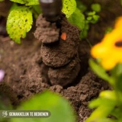 Merkloos Grondboor Voor Planten - 25 CM - Palenboor - Moestuin - Bollenplanter - Zwart -Tuinverzorgings Winkel 1200x1200 506