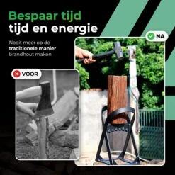 Lighted Lifestyle™| Houtklover Voor Aanmaakhout Incl. Kloofhamer - Houtsplijter - Houtkliever - Snel Haardhout - Gietijzer - Incl. Schroeven -Tuinverzorgings Winkel 1200x1200 51