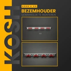 Merkloos Stevige Bezemhouder - Aluminium - Ophangsysteem Bezem - 5 Haken & 4 Houders - Gereedschaphouder - Opbergsysteem 6 Merkloos Stevige Bezemhouder - Aluminium - Ophangsysteem Bezem - 5 Haken & 4 Houders - Gereedschaphouder - Opbergsysteem -Tuinverzorgings Winkel 1200x1200 550