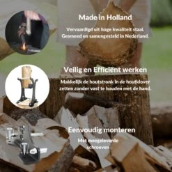 Miseru Houtklover – Zonder Bijl – No Axe – HANDMADE In Holland Houtsplijter – Houtkliever – Houtklover Voor Aanmaakhout – Ook Voor Stammen - Metaal 5 Miseru Houtklover – Zonder Bijl – No Axe – HANDMADE In Holland Houtsplijter – Houtkliever – Houtklover Voor Aanmaakhout – Ook Voor Stammen - Metaal -Tuinverzorgings Winkel 1200x1200 616
