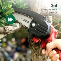 Mardin Mini Kettingzaag - Snoeizaag - Kettingzaag - Kettingzaag Electrisch Met 2 Accu - Inclusief Koffer - 1 Extra Accu - Rood -Tuinverzorgings Winkel 1200x1200 620