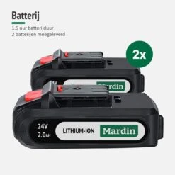 Mardin Mini Kettingzaag - Snoeizaag - Kettingzaag - Kettingzaag Electrisch Met 2 Accu - Inclusief Koffer - 1 Extra Accu - Rood -Tuinverzorgings Winkel 1200x1200 624