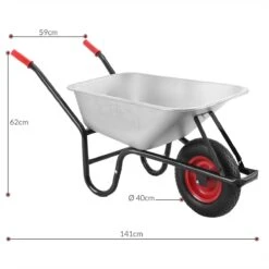Gardebruk Kruiwagen 100L - Luchtband - 250kg Draagkracht Zilver 5 Gardebruk Kruiwagen 100L - Luchtband - 250kg Draagkracht Zilver -Tuinverzorgings Winkel 1200x1200 69