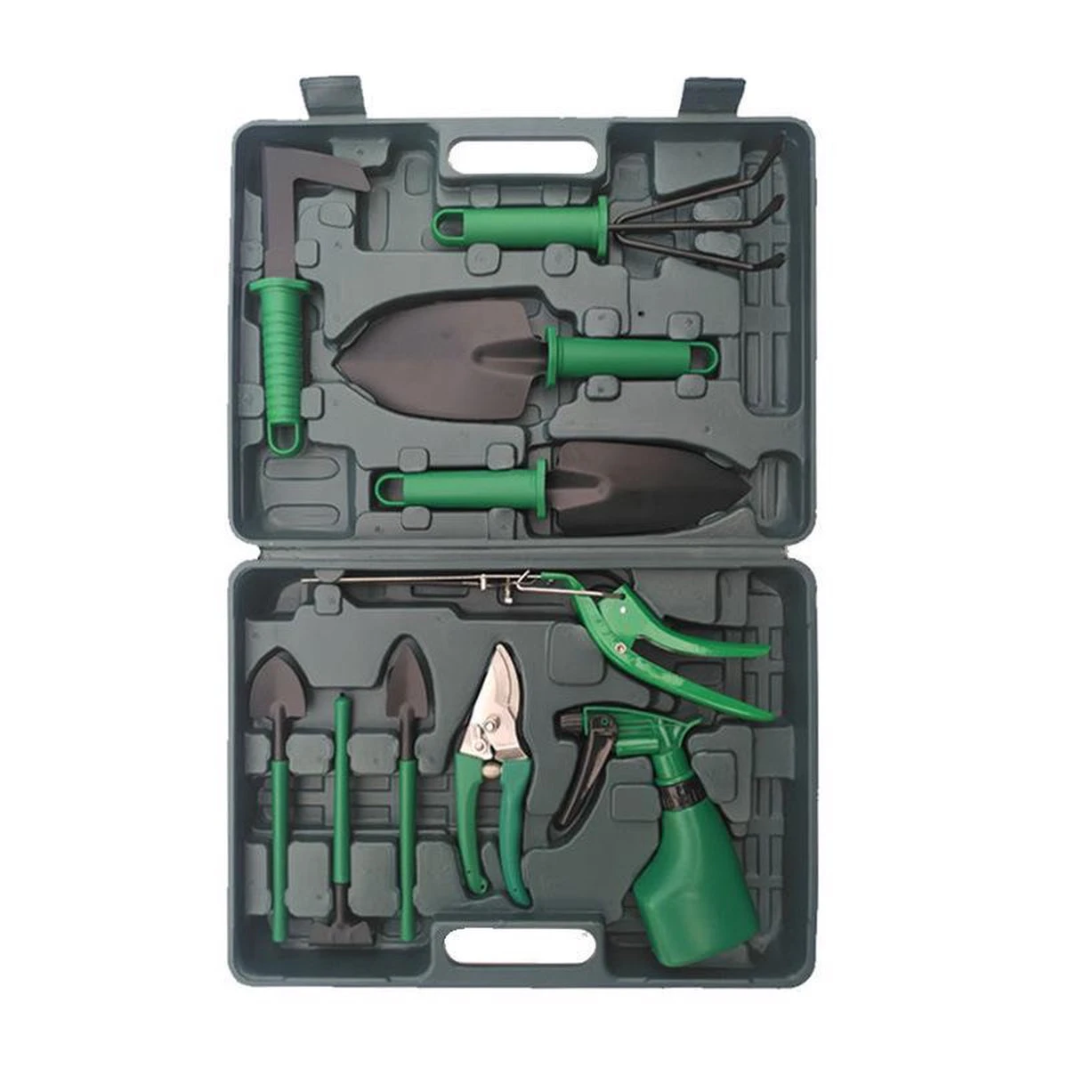 10-Delige Tuingereedschap Set inclusief Opbergkoffer - Tuinierset - Tuinsetje - Gereedschap voor Tuin - Tuinschaar - Tuinschepje - Bloemenschaar - Voegenkrabber - Plantenspuit - Grasschaar - Bloemenschep - Tuinhark Merkloos 10-Delige Tuingereedschap Set Inclusief Opbergkoffer - Tuinierset - Tuinsetje - Gereedschap Voor Tuin - Tuinschaar - Tuinschepje - Bloemenschaar - Voegenkrabber - Plantenspuit - Grasschaar - Bloemenschep - Tuinhark -Tuinverzorgings Winkel 1200x1200 752