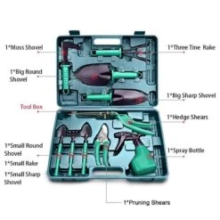 Merkloos 10-Delige Tuingereedschap Set Inclusief Opbergkoffer - Tuinierset - Tuinsetje - Gereedschap Voor Tuin - Tuinschaar - Tuinschepje - Bloemenschaar - Voegenkrabber - Plantenspuit - Grasschaar - Bloemenschep - Tuinhark 13 Merkloos 10-Delige Tuingereedschap Set Inclusief Opbergkoffer - Tuinierset - Tuinsetje - Gereedschap Voor Tuin - Tuinschaar - Tuinschepje - Bloemenschaar - Voegenkrabber - Plantenspuit - Grasschaar - Bloemenschep - Tuinhark -Tuinverzorgings Winkel 1200x1200 753