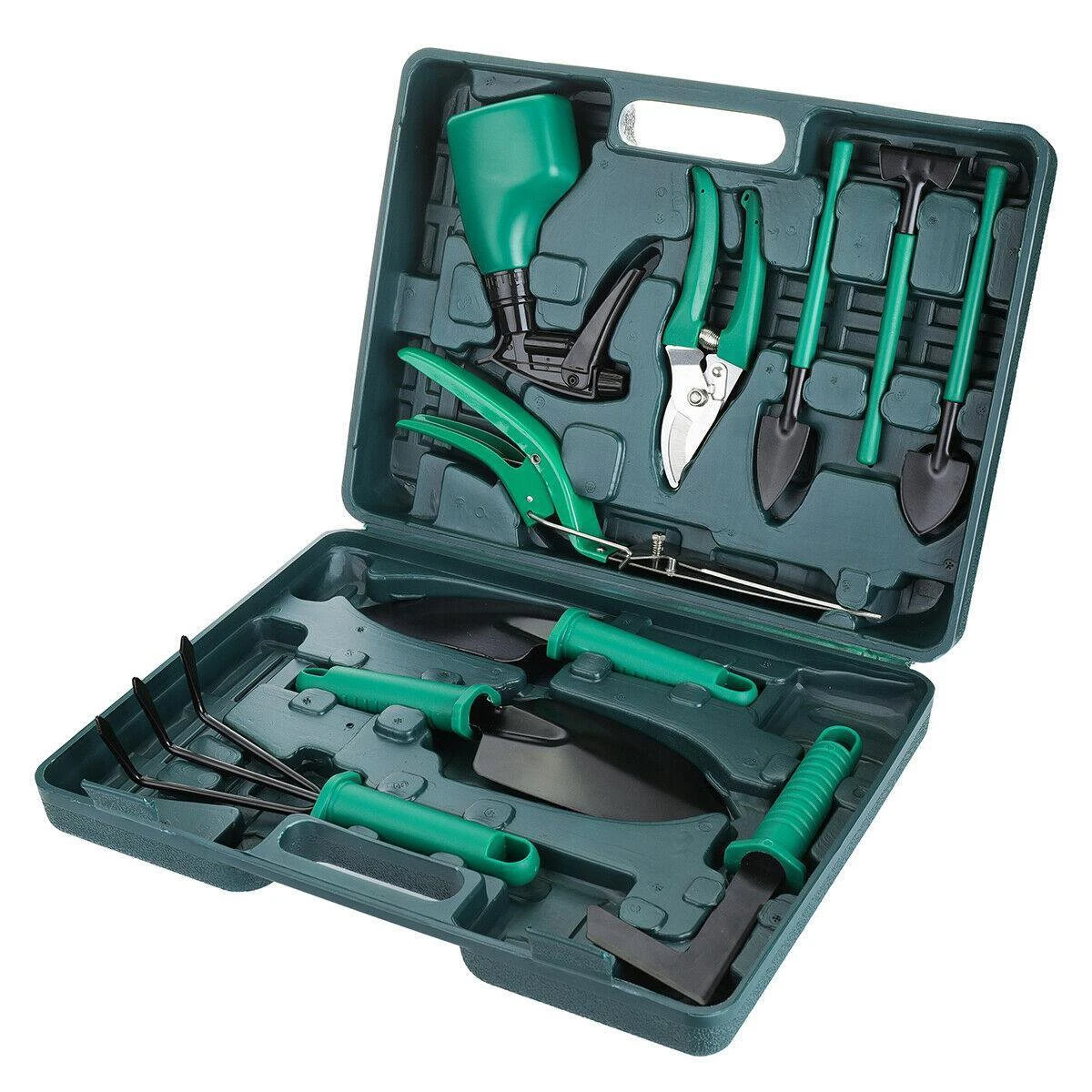 10-Delige Tuingereedschap Set inclusief Opbergkoffer - Tuinierset - Tuinsetje - Gereedschap voor Tuin - Tuinschaar - Tuinschepje - Bloemenschaar - Voegenkrabber - Plantenspuit - Grasschaar - Bloemenschep - Tuinhark Merkloos 10-Delige Tuingereedschap Set Inclusief Opbergkoffer - Tuinierset - Tuinsetje - Gereedschap Voor Tuin - Tuinschaar - Tuinschepje - Bloemenschaar - Voegenkrabber - Plantenspuit - Grasschaar - Bloemenschep - Tuinhark -Tuinverzorgings Winkel 1200x1200 754