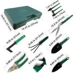 Merkloos 10-Delige Tuingereedschap Set Inclusief Opbergkoffer - Tuinierset - Tuinsetje - Gereedschap Voor Tuin - Tuinschaar - Tuinschepje - Bloemenschaar - Voegenkrabber - Plantenspuit - Grasschaar - Bloemenschep - Tuinhark 18 Merkloos 10-Delige Tuingereedschap Set Inclusief Opbergkoffer - Tuinierset - Tuinsetje - Gereedschap Voor Tuin - Tuinschaar - Tuinschepje - Bloemenschaar - Voegenkrabber - Plantenspuit - Grasschaar - Bloemenschep - Tuinhark -Tuinverzorgings Winkel 1200x1200 757