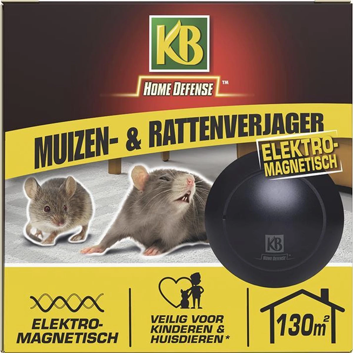 KB Home Defense Ratten- en Muizenverjager - Elektromagnetisch - 130m2 bereik - Diervriendelijk - Ongedierte verjager KB Home Defense Ratten- En Muizenverjager - Elektromagnetisch - 130m2 Bereik - Diervriendelijk - Ongedierte Verjager -Tuinverzorgings Winkel 1200x1200 815
