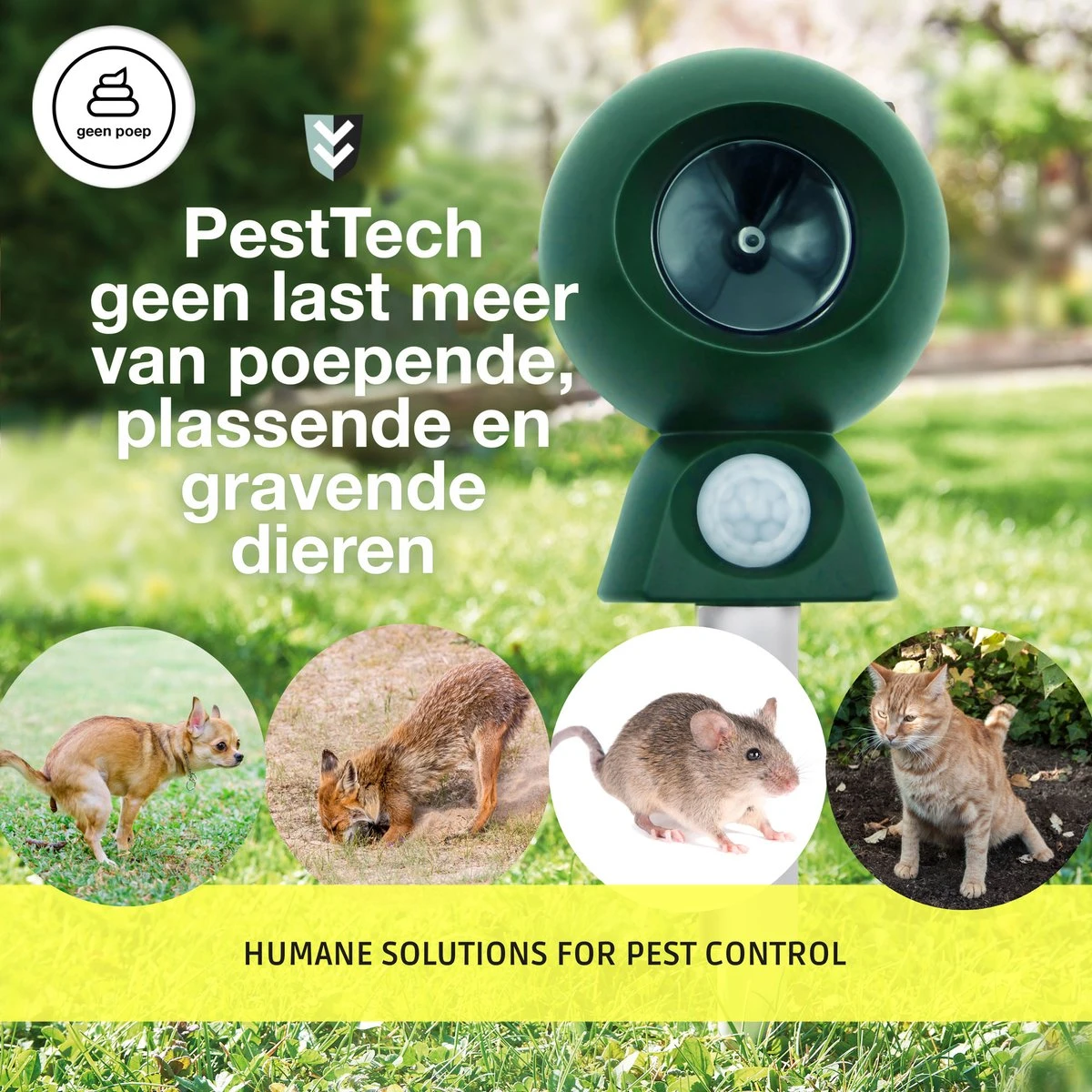 Pest Tech - PT-200 - Kattenverjager - Ultrasone Kattenverjager - Kattenschrik - Zonneenergie - Marterverjager -Zonder Solar Paneel - *Zonder batterijen inclusief Pest Tech - PT-200 - Kattenverjager - Ultrasone Kattenverjager - Kattenschrik - Zonneenergie - Marterverjager -Zonder Solar Paneel - *Zonder Batterijen Inclusief -Tuinverzorgings Winkel 1200x1200 842