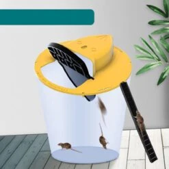 Merkloos Muizenval Diervriendelijke - Muizenval Emmer - Rattenval - Mouse Trap - Rat Trap - Muizenverjager - Ongediertebestrijding -Tuinverzorgings Winkel 1200x1200 862