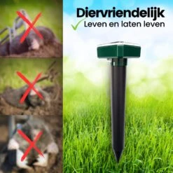 Aniway®- Mollenverjager - 2 Of 4 Stuks - Mollenbestrijding - Op Zonne-energie - Diervriendelijk - Waterdicht - Strakke Tuin/gazon/perceel 7 Aniway®- Mollenverjager - 2 Of 4 Stuks - Mollenbestrijding - Op Zonne-energie - Diervriendelijk - Waterdicht - Strakke Tuin/gazon/perceel -Tuinverzorgings Winkel 1200x1200 925