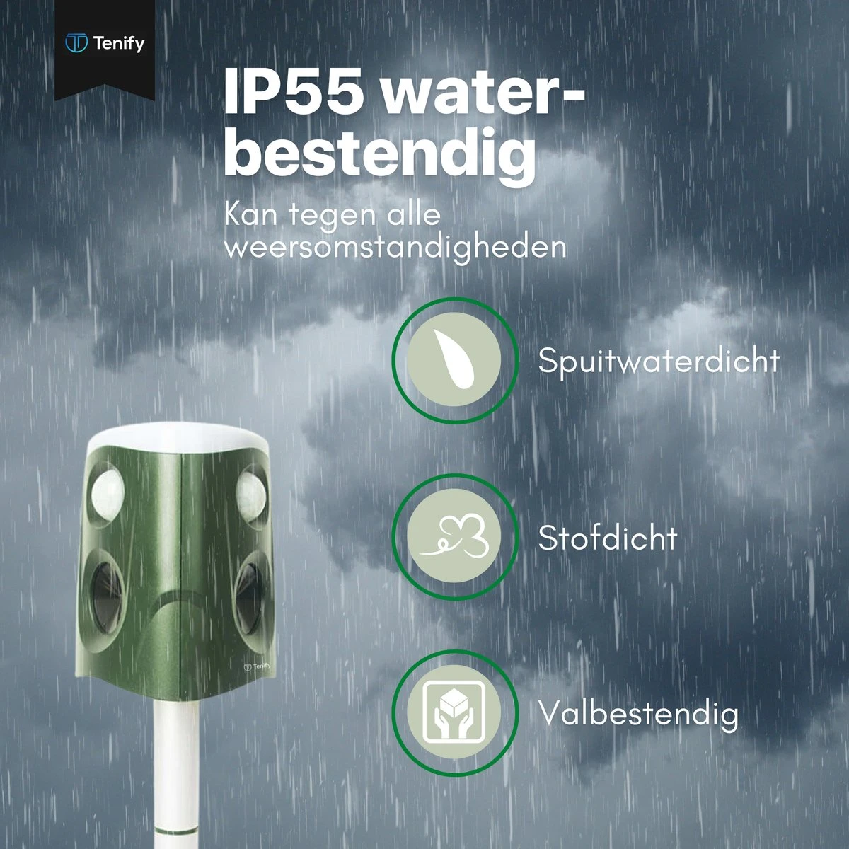 Tenify Ultrasone Kattenverjager - Groot Bereik - 360 Graden - Op Zonneenergie - USB Oplaadbaar - Kattenschrik - Afweermiddel - Ongedierte - Vogel - Dieren - Muizen - Ratten Verjager Tenify Ultrasone Kattenverjager - Groot Bereik - 360 Graden - Op Zonneenergie - USB Oplaadbaar - Kattenschrik - Afweermiddel - Ongedierte - Vogel - Dieren - Muizen - Ratten Verjager -Tuinverzorgings Winkel 1200x1200 948