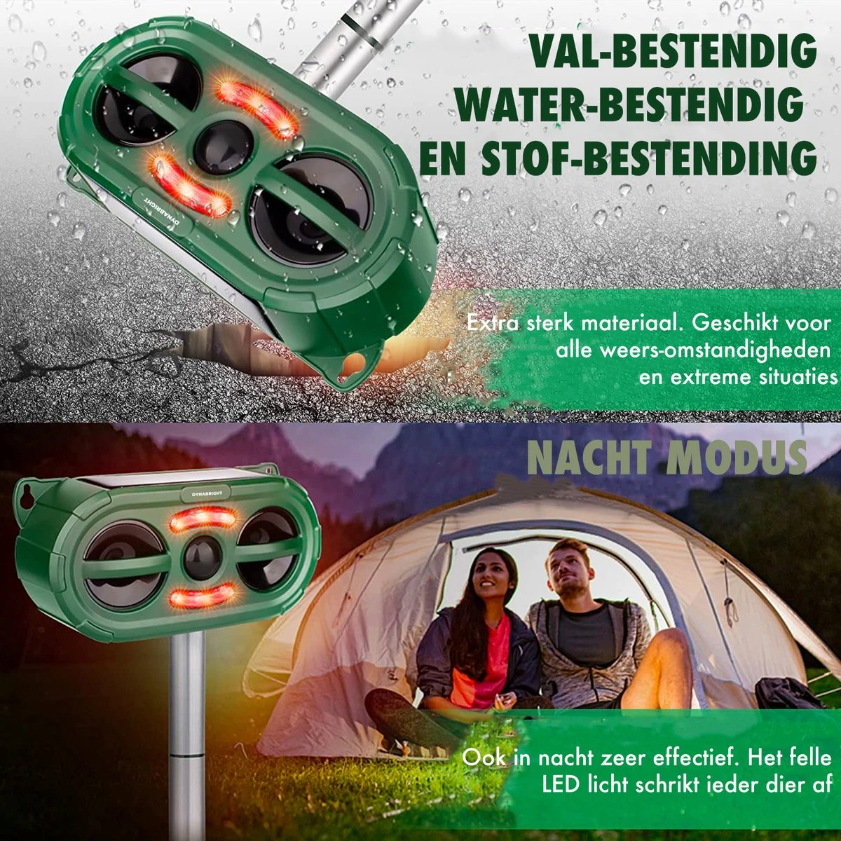 DynaBright - Solar Kattenverjager - Marterverjager - Waterdicht - Honden en Kattenschrik - Muizenverjager - Vogelverjager - Oplaadbare Batterijen - Bewegingssensor - Zonne-energie - USB Lader DynaBright - Solar Kattenverjager - Marterverjager - Waterdicht - Honden En Kattenschrik - Muizenverjager - Vogelverjager - Oplaadbare Batterijen - Bewegingssensor - Zonne-energie - USB Lader -Tuinverzorgings Winkel 1200x1200 955