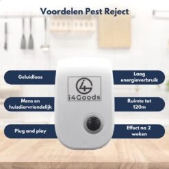 4-Pack I4Goods Ultrasone Ongedierte Verjager - Pest Reject - Muizenverjager - Vliegenverjager - Muggenstekker - Geen Chemicaliën Of Gif - Ook Voor Geaarde Stopcontacten 9 4-Pack I4Goods Ultrasone Ongedierte Verjager - Pest Reject - Muizenverjager - Vliegenverjager - Muggenstekker - Geen Chemicaliën Of Gif - Ook Voor Geaarde Stopcontacten -Tuinverzorgings Winkel 1200x1200 974