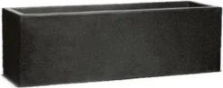 Capi Europe - Bloembak Rechthoek Laag 73x20x20 - Zwart - Bloempot Voor Buiten - FIT961 -Tuinverzorgings Winkel 1200x475