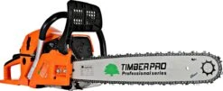 TIMBERPRO - Kettingzaag - 62 Cc - Benzine - Zwaardlengte 50 Cm - Met Transportzak - Met 2e Ketting -Tuinverzorgings Winkel 1200x490