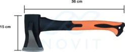 Novit Kloofbijl 1kg - Bijl Met Fiber Handvat - Handbijl - Hakbijl -Tuinverzorgings Winkel 1200x502 1