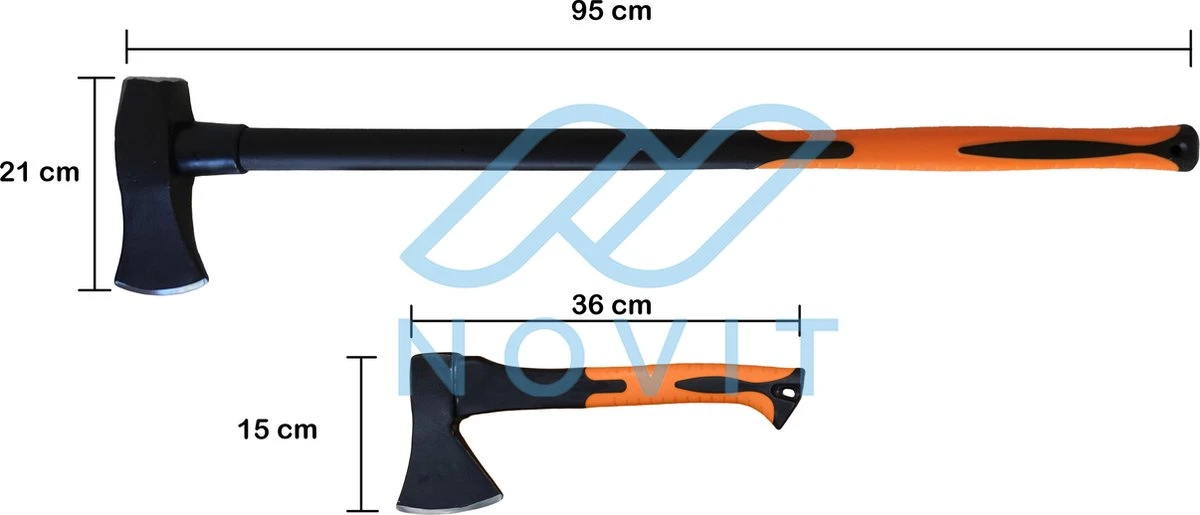Novit bijl - kloofbijl & handbijl + GRATIS wetsteen slijpsteen - bijlen set 3 + 0.6kg Novit Bijl - Kloofbijl & Handbijl + GRATIS Wetsteen Slijpsteen - Bijlen Set 3 + 0.6kg -Tuinverzorgings Winkel