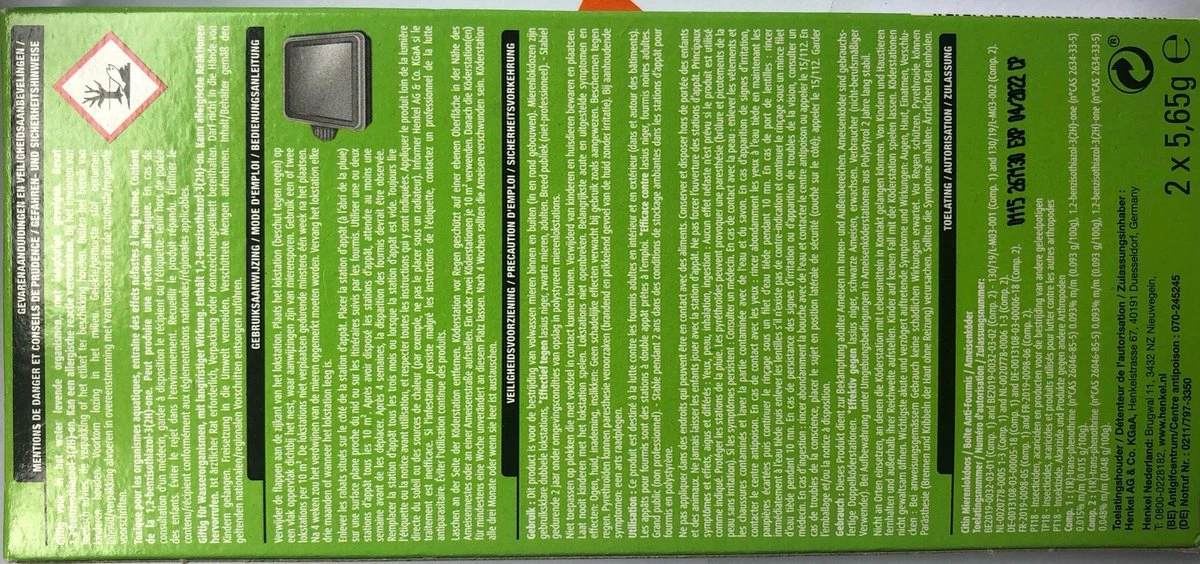 Mierenlokdoos - 2 Stuks - CITIN - E-C Enterprises - Voor binnen - Insectenval - Lokdoos - Ongediertebestrijding Mierenlokdoos - 2 Stuks - CITIN - E-C Enterprises - Voor Binnen - Insectenval - Lokdoos - Ongediertebestrijding -Tuinverzorgings Winkel