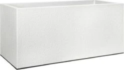 Elho Vivo Structure Finish Lang 90 - Plantenbak Voor Binnen & Buiten - Ø 88 X H 41 - Wit -Tuinverzorgings Winkel 1200x680 1