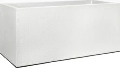 Elho Vivo Structure Finish Lang 90 - Plantenbak Voor Binnen & Buiten - Ø 88 X H 41 - Wit -Tuinverzorgings Winkel 1200x680 2