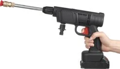 Merkloos Drillpro Elektrische Accu - Hogedrukreiniger - 30Bar - Multifunctioneel Mondstuk - Draagbaar Oplaadbaar Snoerloos - Zwart -Tuinverzorgings Winkel 1200x691