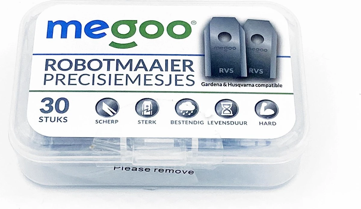 Mesjes voor Husqvarna automower - reservemessen voor Gardena robotmaaier - 30st - RVS - plastic box - Megoo® Mesjes Voor Husqvarna Automower - Reservemessen Voor Gardena Robotmaaier - 30st - RVS - Plastic Box - Megoo® -Tuinverzorgings Winkel 1200x696 1