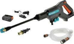 GARDENA - Accu Medium Drukreiniger - AquaClean - 24/18 V P4A - Kant-en-klare Set -Tuinverzorgings Winkel 1200x708