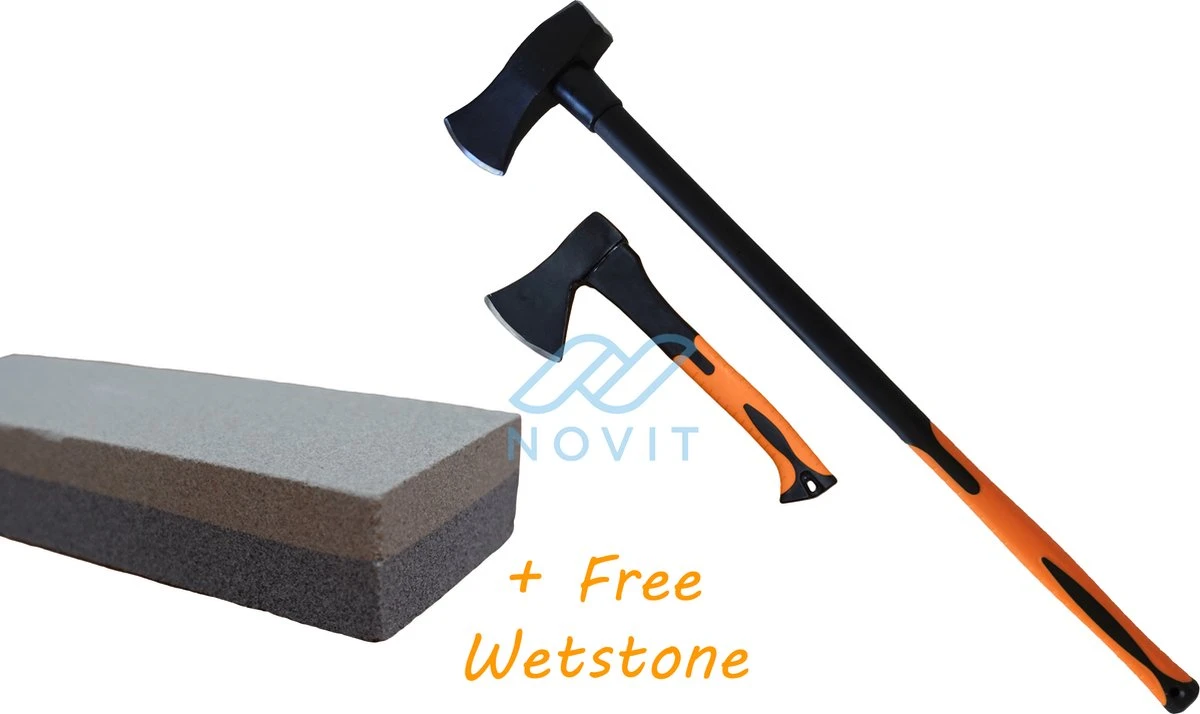 Novit bijl - kloofbijl & handbijl + GRATIS wetsteen slijpsteen - bijlen set 3 + 0.6kg Novit Bijl - Kloofbijl & Handbijl + GRATIS Wetsteen Slijpsteen - Bijlen Set 3 + 0.6kg -Tuinverzorgings Winkel 1200x714 3